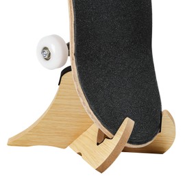Skateboard Stand,Skateboard Holder,Skateboard Mount,Skateboard Organizer,Skateboard Rack | for Home and Stores,Space-Saving, DIY Customizable Skateboard Organizer（Maple Color）