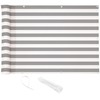 CelinaSun Privacy Screen Balcony 0.75 x 5 m Stripes Light