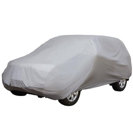 Collections Etc Durable Protective SUV/Car Vehicle Covers Silver Medium