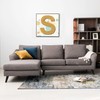 12 Inch Wooden Letter S, 1/4 Inch Thick Large Unfinished