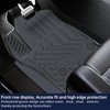 SHINJEW Floor Mats Fit for 2019-2025 Chevy Silverado 1500 /GMC