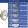 4 in 1 CBN Grinding Wheel 8 inch 180 Grit,1.25”