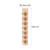 HARFINGTON Wood Clay Roller 4" Grass Pattern Rolling Pins Wood