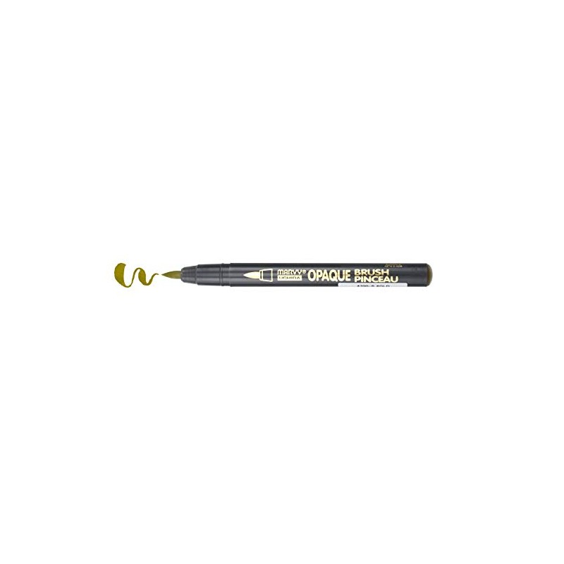 Marvy Uchida Gold Opaque Brush Marker