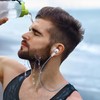 Lawonda Anti-Lost Neck Strap for Airpods, PU Leather Strong Magnetic