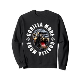 Gorilla Mode Motivation Beast Training Workout Gym Zitat Sweatshirt