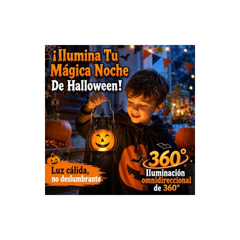 3 Linternas de Calabaza de Halloween, Linternas de Halloween