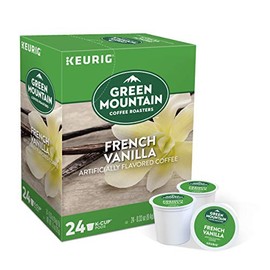 Green Mountain Coffee, French Vanilla, Single-Serve Keurig K-Cup Pods, Light Roast Coffee, 120 Count (5 Boxes of 24 Pods)