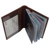 Real Leather RFID Blocking Travel Passport Holder with Vaccine Card