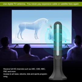 HD Digital TV Antenna, 4K 1080p Small Indoor Outdoor Antennas, Amplified HD Digital TV Antenna for TV Stick, Outdoor Antenna for Home