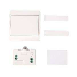 Self Powered Wireless Doorbell Long Distance Battery Free Cordless Door Bell with Receiver for Home Welcome