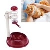 Pet Lift Drinking Fountain Food Automatic Feeding Dog Water Dispenser