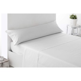Miracle Home Soft & Comfortable 50% Polyester Fitted Sheet 135cm White