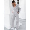 ANRABESS Women 2 Piece Outfits Sweatsuit Zip Up Crop Hoodies