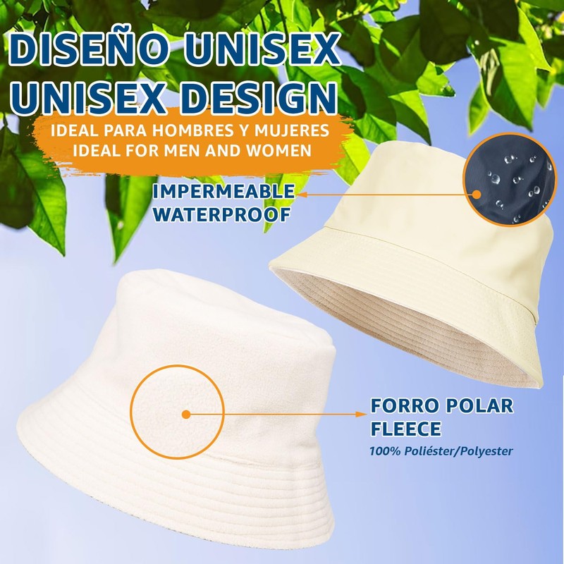 QILZO Foldable Waterproof Rain Hat, Fishing Hat, Cap for Men