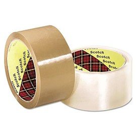 X 50M Scotch 371 Pressure Sensitive Clear Box Sealing Tape