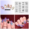 Alexnailart Nail Art Stamping Plate Template Christmas theme New year