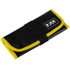 Tbest Bolsa de Señuelo de Pesca, Almacenamiento de Contenedores de Pesca Impermeable Bolsa de Bolsillo de Señuelos PVC Bolsos Aparejos de Pesca Accesorios 31 x 22 cm al Aire Libre(Amarillo)