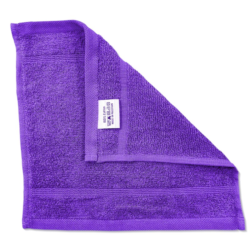 A & B TRADERS Premium Cotton Face Cloths Flannels Washcloth