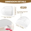 KAIYAYA 6er Set Türstopper Boden zum Kleben,Butee de Porte Transparente