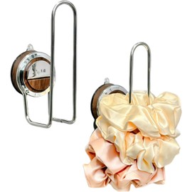 Soporte para diadema de madera de imitación para pared, instalación sin uñas, acero inoxidable y ABS, soporte de exhibición para el cabello, organizador de accesorios para el cabello