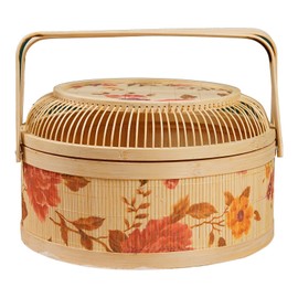 Rattan Small Bamboo Basket Hand Woven Children's Bamboo Woven Straw Bag