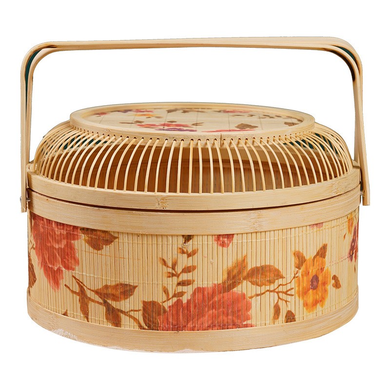 Rattan Small Bamboo Basket Hand Woven Children's Bamboo Woven Straw