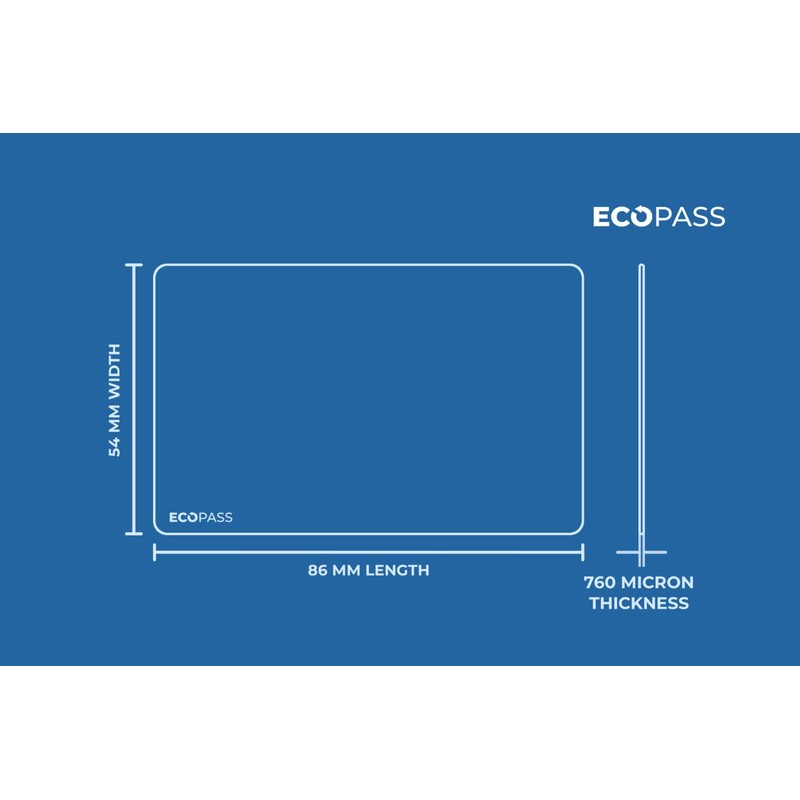 EcoPass Blank 1K Proximity Cards - Pack of 100