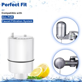 Fil-Fresh 2-Pack Replacement Water Filter for PUR, PUR PLUS Sink Faucet Filtration System, Model FM-3700, PFM400H, PFM350V, Filter# RF3375