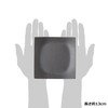 Marui Pottery MR-3-4281 Shigaraki Ware Hephimon Plate, Square, Length 5.1