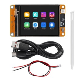 AITRIP 1PACK ESP32 LVGL WiFi&Bluetooth Development Board 2.4 inch LCD TFT Module 240 * 320 Smart Display Screen with Touch WROOM for Arduino