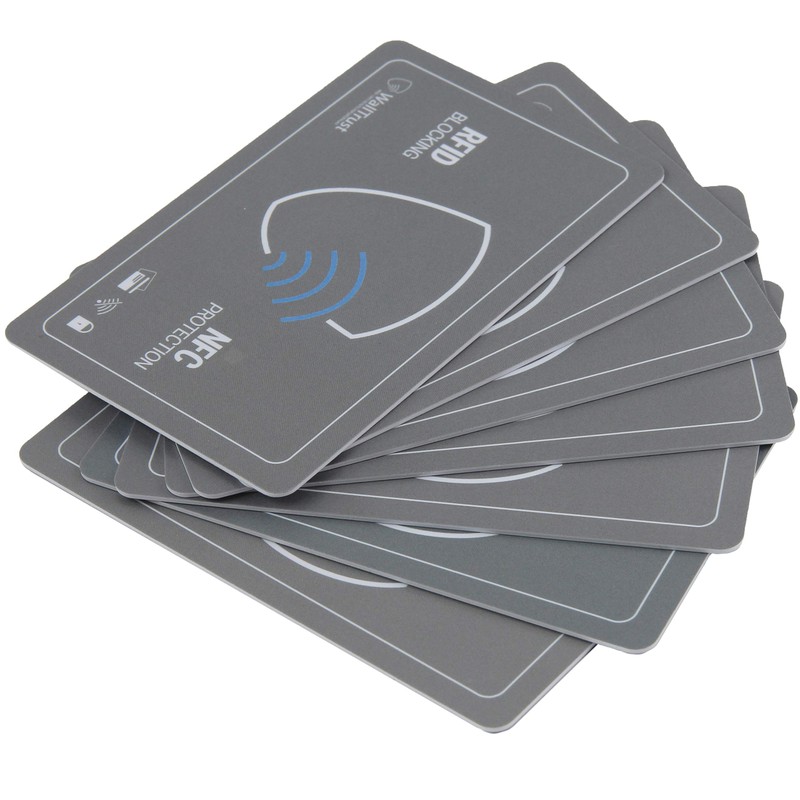 WallTrust RFID NFC Protection Card, Blocker Card for Credit Cards,
