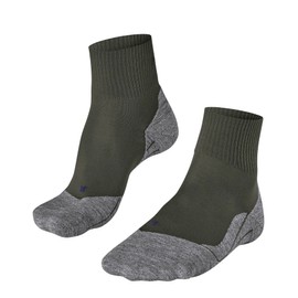 FALKE Men's TK5 Cool Short Hiking Socks Lightweight Padding Anti-Bubble Trekking Socks Short Thin Cooling Vegan for Hiking Quick-Drying Breathable Lyocell Functional Material 1 Pair