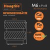 HANGLIFE Threaded Insert, M6 Insert Nuts for 3D Printing Accessories,