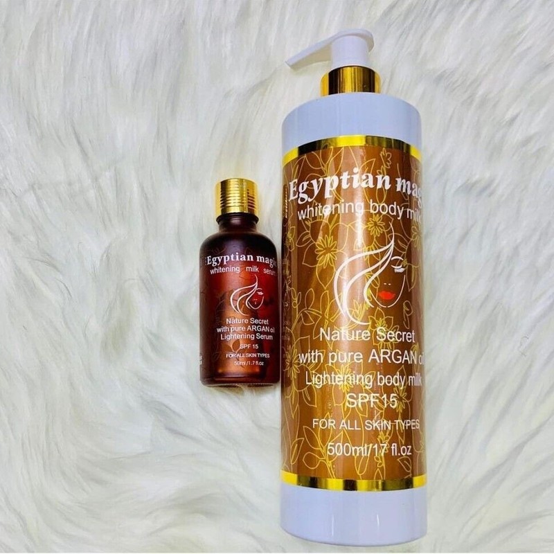 maxwell 2pc. Magic Egyptian Nature Secret Lightening Body Lotion 500ml