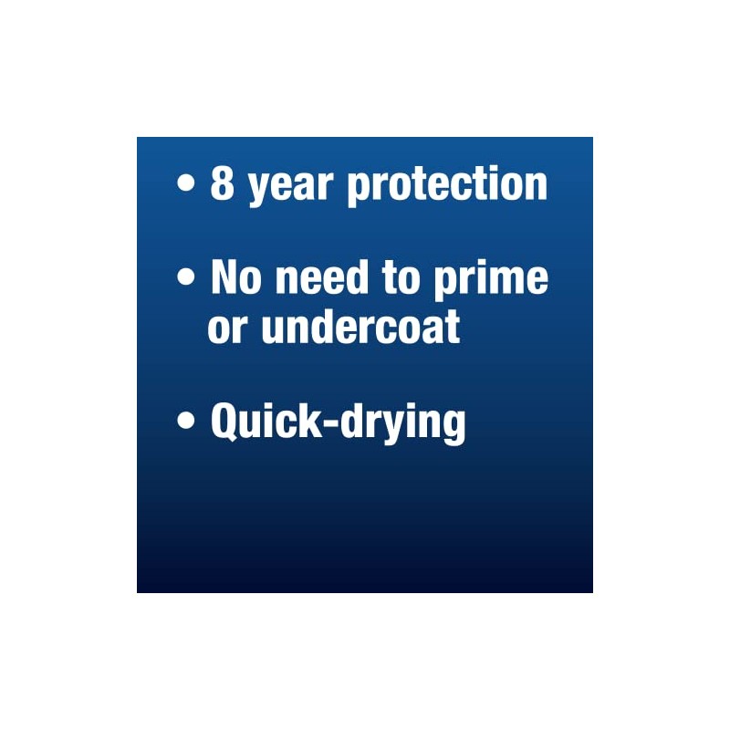 Hammerite 5084863 Direct to Rust Metal Paint - Smooth Black