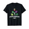 T-Shirt with German Text "Selbstversorger Mom Vegetables Tomato Cucumber Chicken