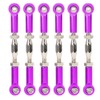 6Pcs Aluminum Alloy Adjustable Push RodsTurnbuckle Rod Linkage Accessories for