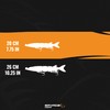 Hard Bait 3D Hard Pike 3'-6' 2 oz - Black/Orange