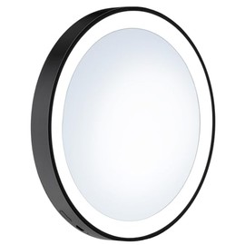 OUTLINE LITE - Make-up Mirror with Suction Cups, LED, X7, Black