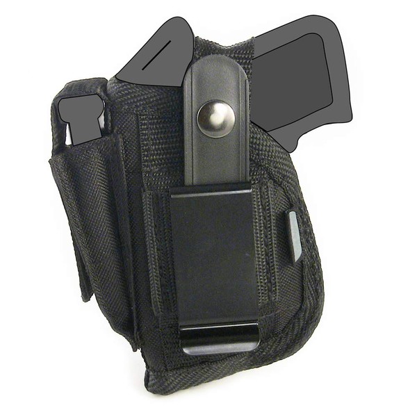 Belt Side Holster fits Smith & Wesson - S&W Bodyguard 380 with 2.75" Barrel with Crimson Trace Laser