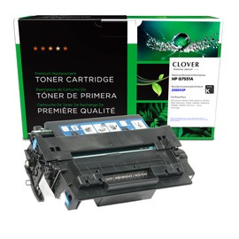 Clover Remanufactured Toner Cartridge Replacement for HP Q7551A (HP 51A) | Black
