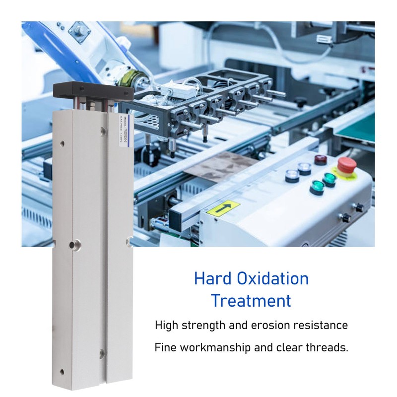 Pneumatic Air Cylinder Double Rod Double Shaft Air Cylinder 20mm