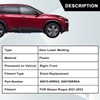 SecosAutoparts Front Passenger Side, Lower Door Molding Trim, Fit for