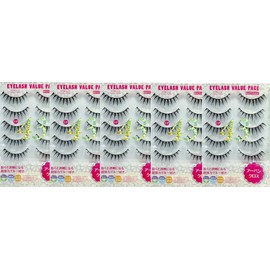 Eyelash Value Pack Cases-White-Rubber, 5 Pcs settoa-ban Cross VP – 435 