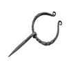 Szco Supplies Medieval Cloak Pin - 3.25" Black Coated Carbon