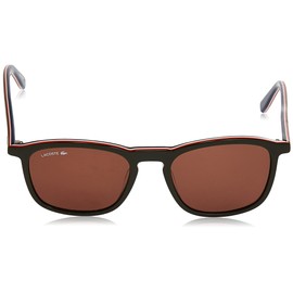 Lacoste L901S Rectangular Sunglasses, Green/Orange/White, 52 mm