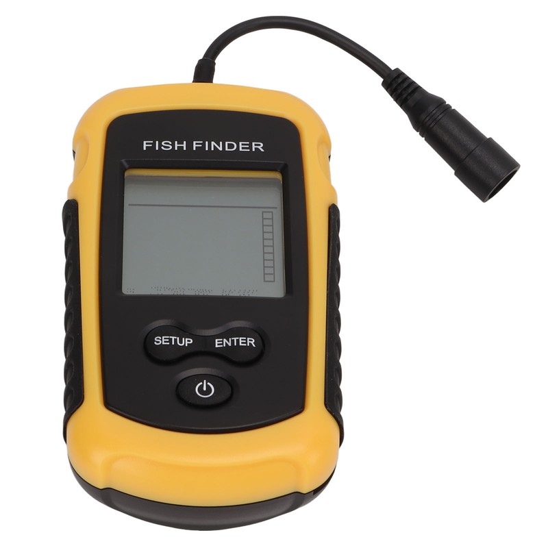 Wired Fish Finder ABS Portable Sonar Intelligent Underwater Fishfinder with