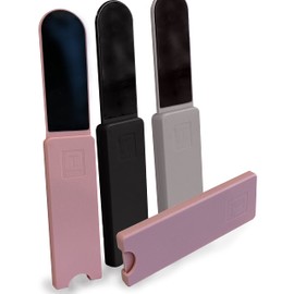 Dust and Lint Remover - Portable with Case - Great of Purse, Travel, Desk, Office, (Pink/Black/Grey 3 Pack)