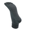 COUVER Charcoal No Skid No Slip Sole Yoga 5 fingers
